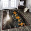 Caterpillar Construction Rug Sport Decor Gift Floor Decor Living Room Carpet Rug Area Rug - 142014000000