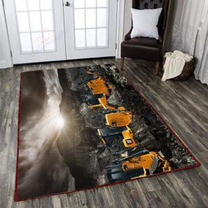 Caterpillar Construction Rug Sport Decor Gift Floor Decor Living Room Carpet Rug Area Rug - 142014000000