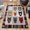 Cats 01 Rug Sport Decor Gift Floor Decor Living Room Carpet Rug Area Rug - 28470b28ec7a