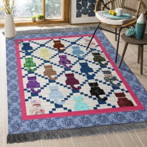 Cats 02 Rug Sport Decor Gift Floor Decor Living Room Carpet Rug Area Rug - d8ea32f23797