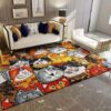 Cats Colors Rug Sport Decor Gift Floor Decor Living Room Carpet Rug Area Rug - 5b2b35af5916