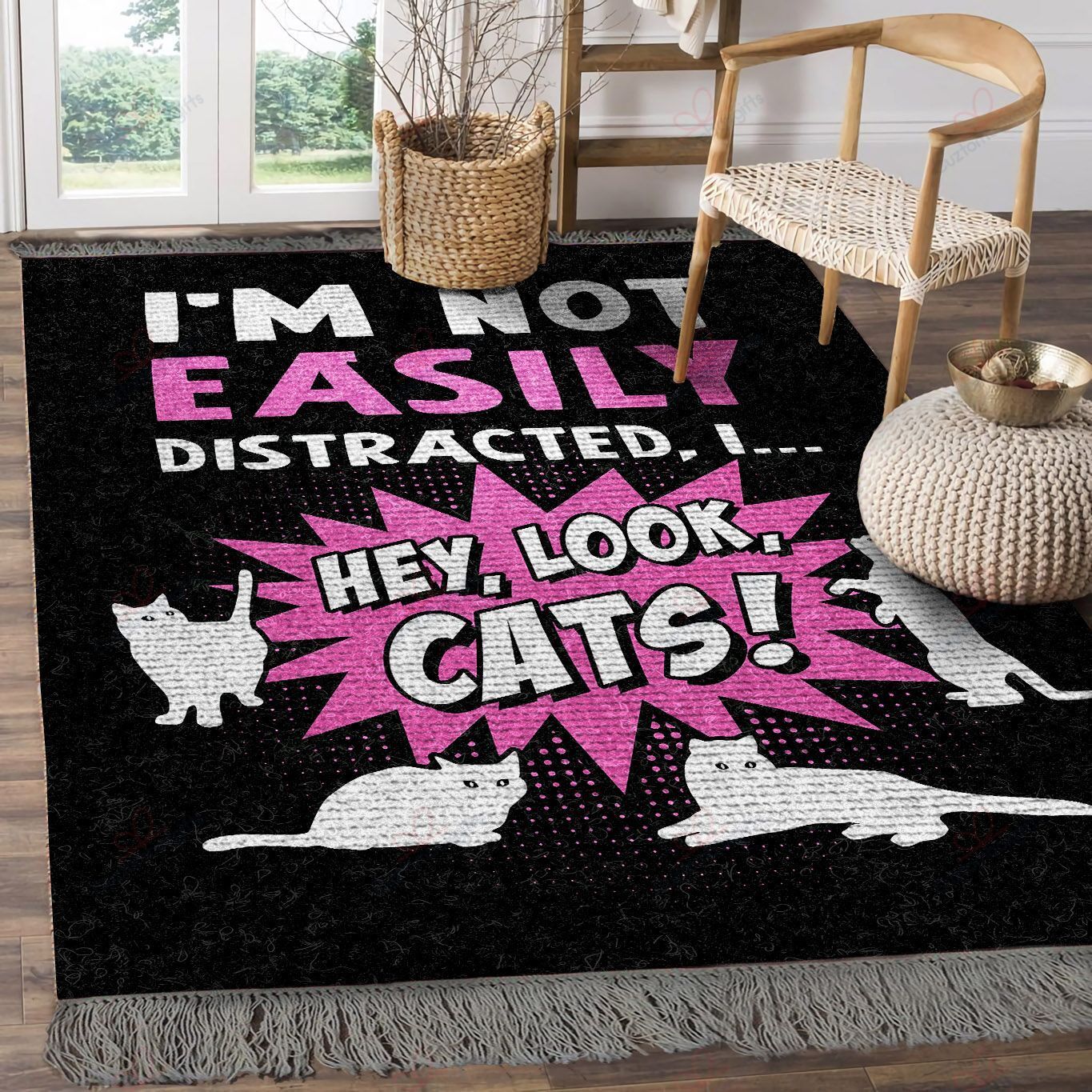 Cats Im Not Easily Distracted By Cats Rug Sport Decor Gift Floor Decor Living Room Carpet Rug Area Rug - aa26fa8d9ef3 Cats Im Not Easily Distracted By Cats Rug Sport Decor Gift Floor Decor Living Room Carpet Rug Area Rug - aa26fa8d9ef3