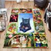 Cats In Christmas Rug Sport Decor Gift Floor Decor Living Room Carpet Rug Area Rug - 27e90df2b8ac