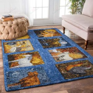 Cattle Farm Rug Sport Decor Gift Floor Decor Living Room Carpet Rug Area Rug - 5990e421301e