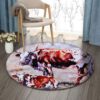 Cattle Round Carpet Floor Rug Living Room Bedroom Decor Round Area Rug Carpet