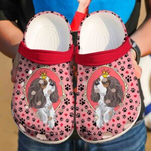 Cavalier King Charles Spaniel Cute Sku 568 Crocs Crocband Clog Comfortable For Mens Womens Classic Clog Water Shoes
