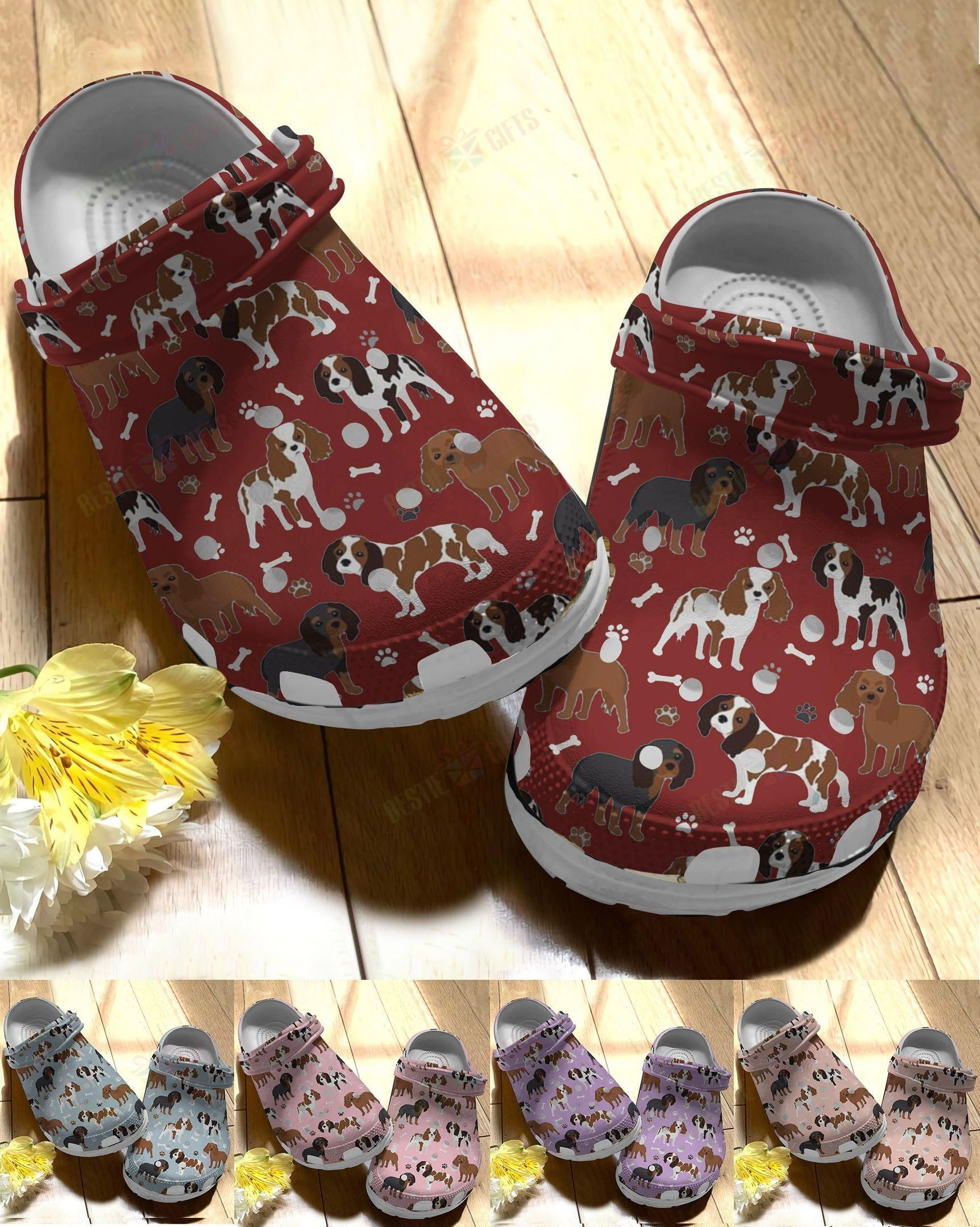 Cavalier King Crocs Clog Classic Clog Lovely Cavalier King 5 Colors Shoes Cavalier King Crocs Clog Classic Clog Lovely Cavalier King 5 Colors Shoes