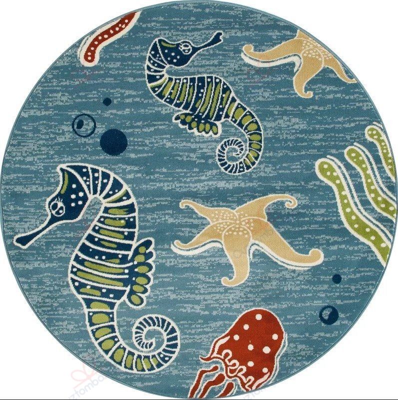 Ceasar Deep Sea Round Carpet Floor Rug Living Room Bedroom Decor Round Area Rug Carpet Ceasar Deep Sea Round Carpet Floor Rug Living Room Bedroom Decor Round Area Rug Carpet