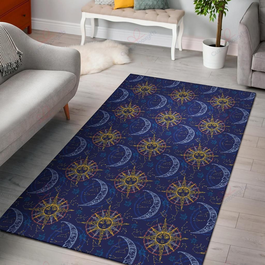 Celestial Moon Sun Pattern 1 Rug Sport Decor Gift Floor Decor Living Room Carpet Rug Area Rug - 6b92976344df Celestial Moon Sun Pattern 1 Rug Sport Decor Gift Floor Decor Living Room Carpet Rug Area Rug - 6b92976344df