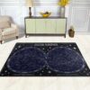 Celestial Planisphere Pattern Rug Sport Decor Gift Floor Decor Living Room Carpet Rug Area Rug - 51647986174e