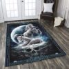 Celestrial White Unicorn And Skull Rug Sport Decor Gift Floor Decor Living Room Carpet Rug Area Rug - 7ccaeeeccc9b
