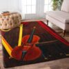 Cello And Harp Rug Sport Decor Gift Floor Decor Living Room Carpet Rug Area Rug - 902eeb7722cb