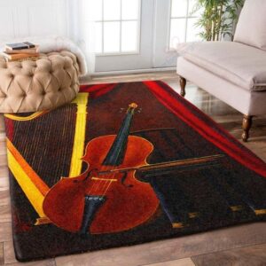 Cello And Harp Rug Sport Decor Gift Floor Decor Living Room Carpet Rug Area Rug - 902eeb7722cb