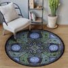 Celtic Ancient Pattern Round Carpet Floor Rug Living Room Bedroom Decor Round Area Rug Carpet