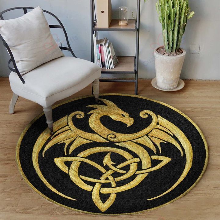 Celtic Bird Round Carpet Floor Rug Living Room Bedroom Decor Round Area Rug Carpet Celtic Bird Round Carpet Floor Rug Living Room Bedroom Decor Round Area Rug Carpet