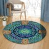 Celtic Eye Of The World Round Carpet Floor Rug Living Room Bedroom Decor Round Area Rug Carpet