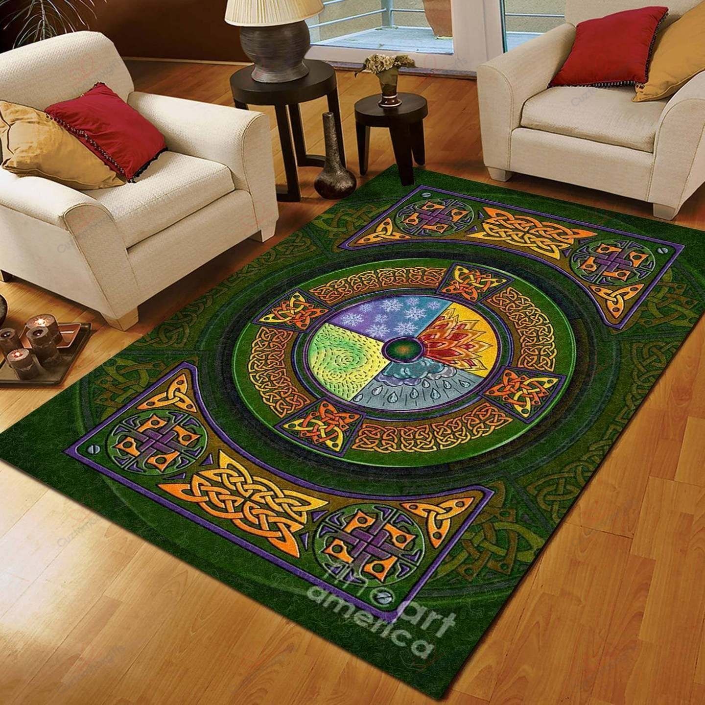 Celtic Green Rug Sport Decor Gift Floor Decor Living Room Carpet Rug Area Rug - 984d51b03a5b Celtic Green Rug Sport Decor Gift Floor Decor Living Room Carpet Rug Area Rug - 984d51b03a5b