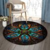 Celtic Round Carpet Floor Rug Living Room Bedroom Decor Round Area Rug Carpet