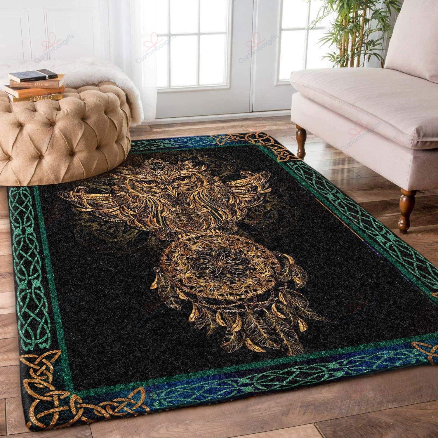 Celtic Owl Rug Sport Decor Gift Floor Decor Living Room Carpet Rug Area Rug - cc8aece650a1 Celtic Owl Rug Sport Decor Gift Floor Decor Living Room Carpet Rug Area Rug - cc8aece650a1