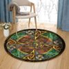 Celtic Pattern 3 Round Carpet Floor Rug Living Room Bedroom Decor Round Area Rug Carpet