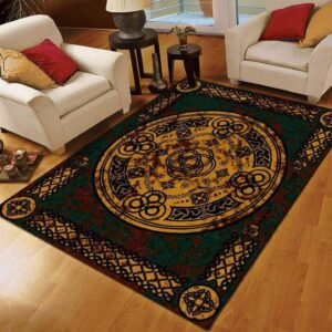 Celtic Pattern 9 Rug Sport Decor Gift Floor Decor Living Room Carpet Rug Area Rug - 3c0019843c70