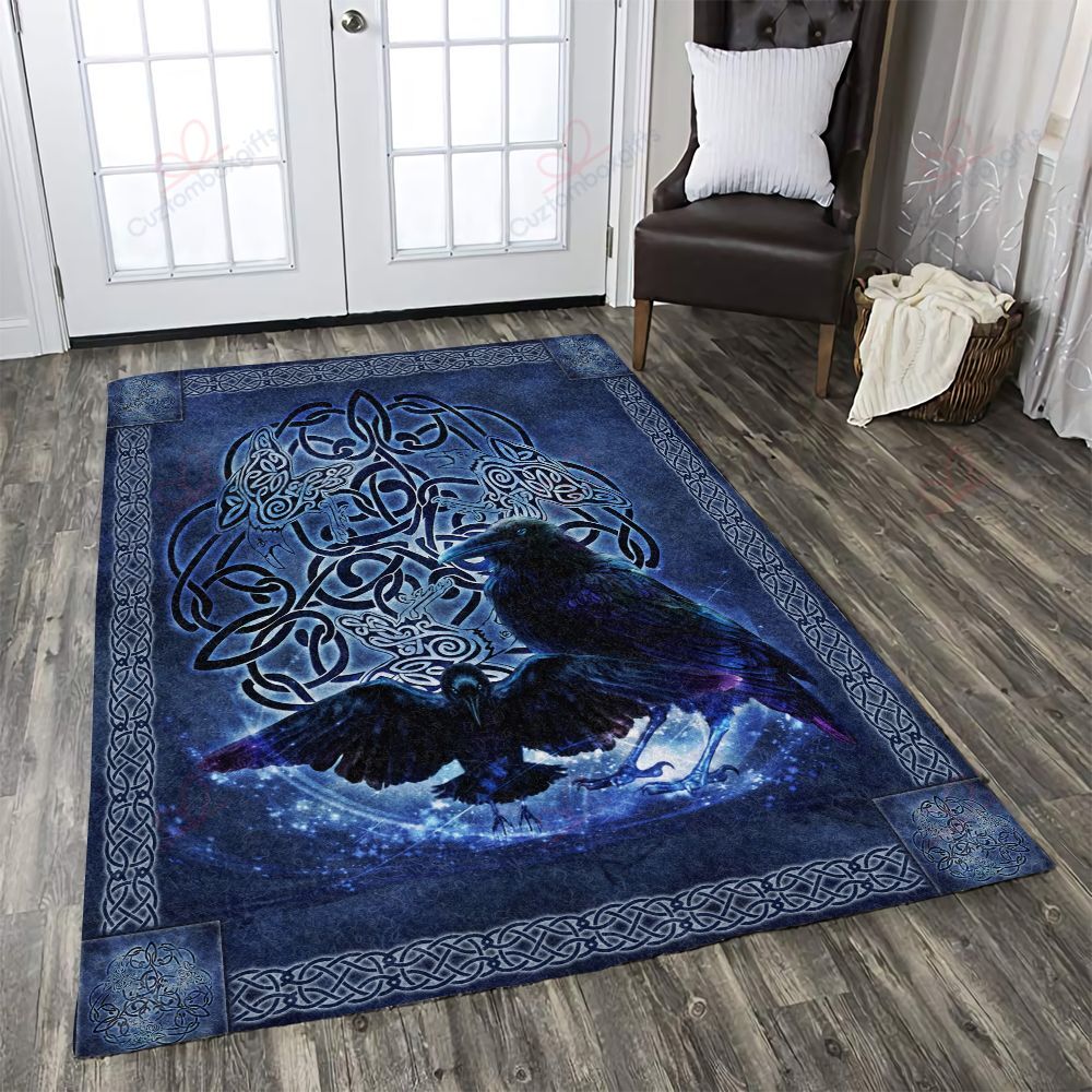Celtic Raven Rug Sport Decor Gift Floor Decor Living Room Carpet Rug Area Rug - 77bdfea5a395 Celtic Raven Rug Sport Decor Gift Floor Decor Living Room Carpet Rug Area Rug - 77bdfea5a395