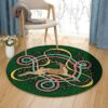 Celtic Reindeer Knots Round Carpet Floor Rug Living Room Bedroom Decor Round Area Rug Carpet