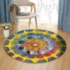 Celtic Stargate Round Carpet Floor Rug Living Room Bedroom Decor Round Area Rug Carpet