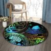 Celtic Tree Round Carpet Floor Rug Living Room Bedroom Decor Round Area Rug Carpet