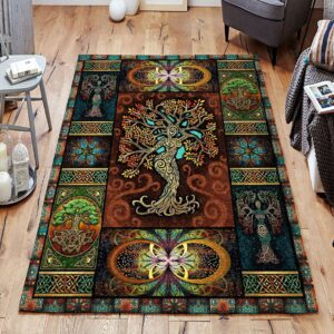 Celtic Tree Of Life Rug Sport Decor Gift Floor Decor Living Room Carpet Rug Area Rug - 381091000000