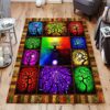 Celtic Trees Rug Sport Decor Gift Floor Decor Living Room Carpet Rug Area Rug - 98f35c7d2803