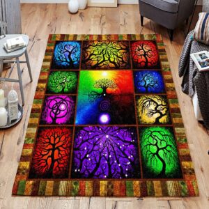 Celtic Trees Rug Sport Decor Gift Floor Decor Living Room Carpet Rug Area Rug - 98f35c7d2803