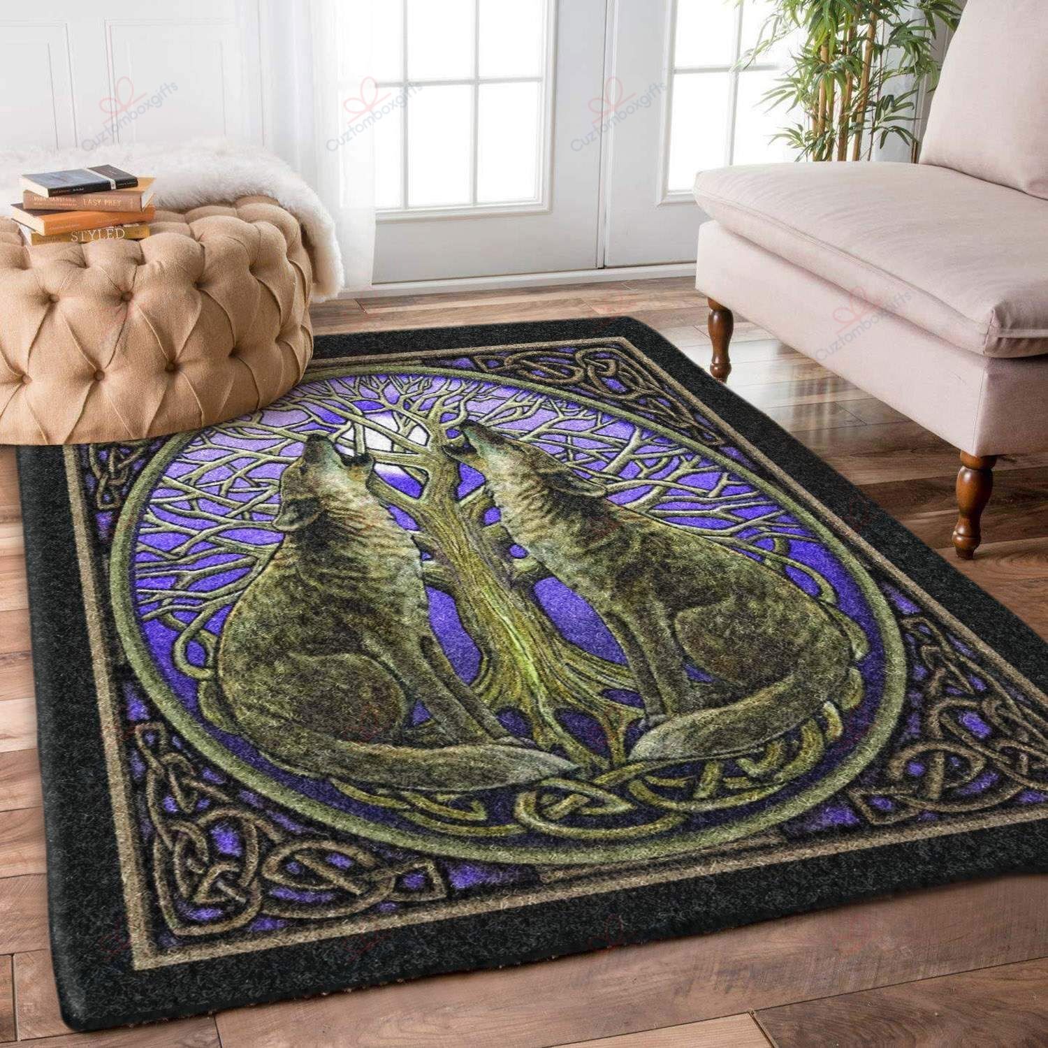 Celtic Wolf Rug Sport Decor Gift Floor Decor Living Room Carpet Rug Area Rug - ce9e68448dfa Celtic Wolf Rug Sport Decor Gift Floor Decor Living Room Carpet Rug Area Rug - ce9e68448dfa