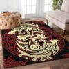 Celtics Two Red Dragons Rug Sport Decor Gift Floor Decor Living Room Carpet Rug Area Rug - cd6681c24ff0