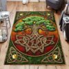 Celtics Viking Tree Of Life Rug Sport Decor Gift Floor Decor Living Room Carpet Rug Area Rug - 5354e24e10fa