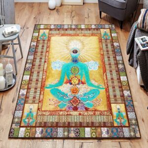 Chackra Rug Sport Decor Gift Floor Decor Living Room Carpet Rug Area Rug - 5521df26cfaf