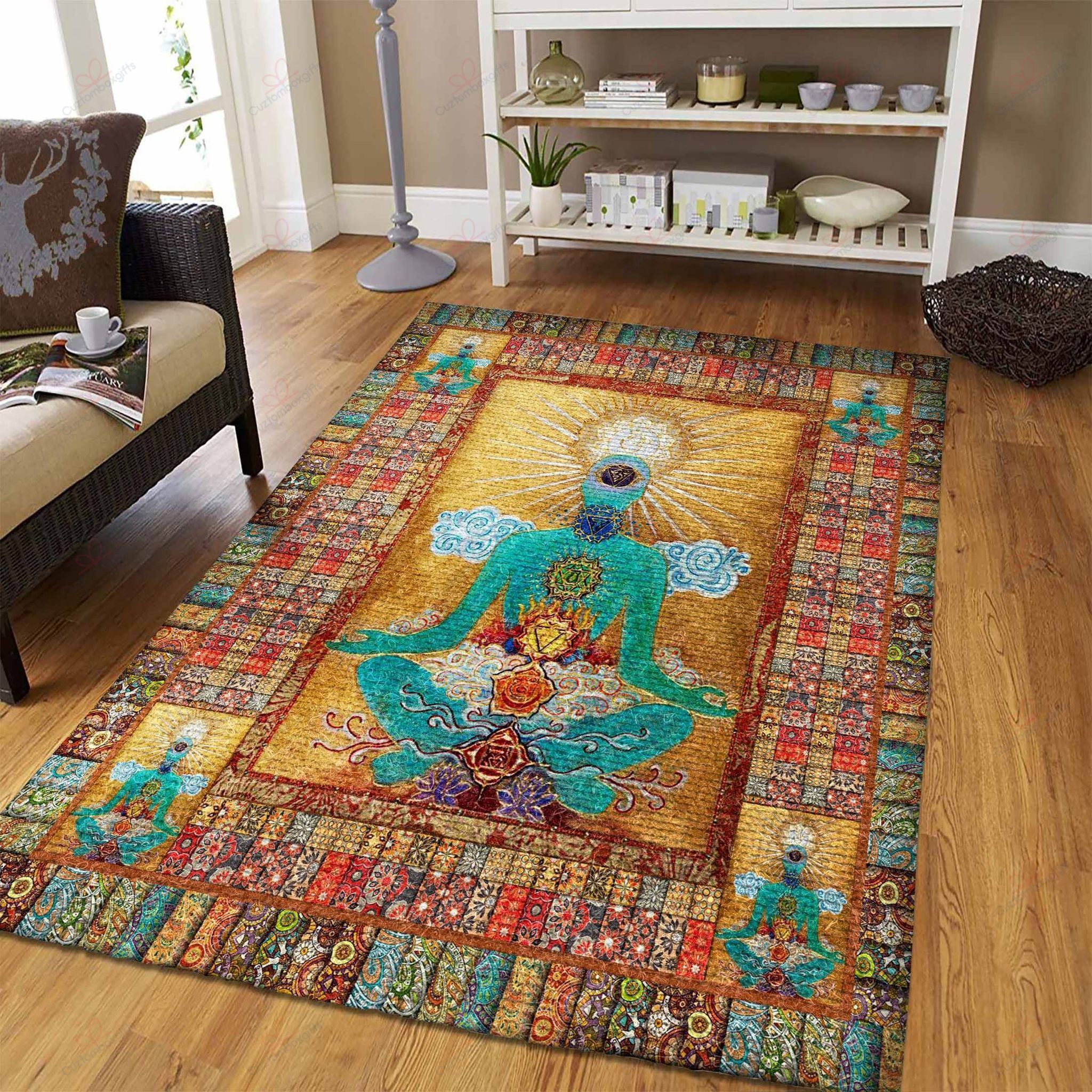 Chakra Pattern Rug Sport Decor Gift Floor Decor Living Room Carpet Rug Area Rug - 065526692c10 Chakra Pattern Rug Sport Decor Gift Floor Decor Living Room Carpet Rug Area Rug - 065526692c10