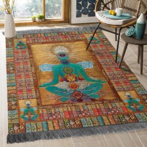 Chakra Yoga Rug Sport Decor Gift Floor Decor Living Room Carpet Rug Area Rug - 3643d1cd6d55