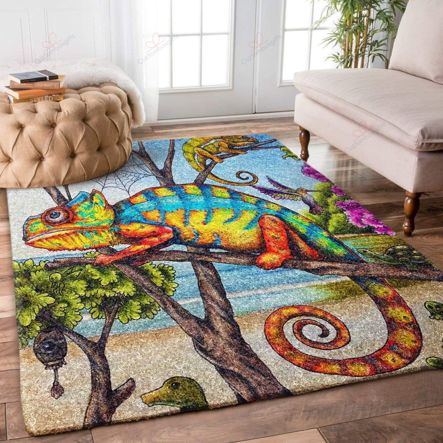 Chameleon Animal Rug Sport Decor Gift Floor Decor Living Room Carpet Rug Area Rug - a05cbd4a481e Chameleon Animal Rug Sport Decor Gift Floor Decor Living Room Carpet Rug Area Rug - a05cbd4a481e