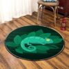 Chameleon Round Carpet Floor Rug Living Room Bedroom Decor Round Area Rug Carpet