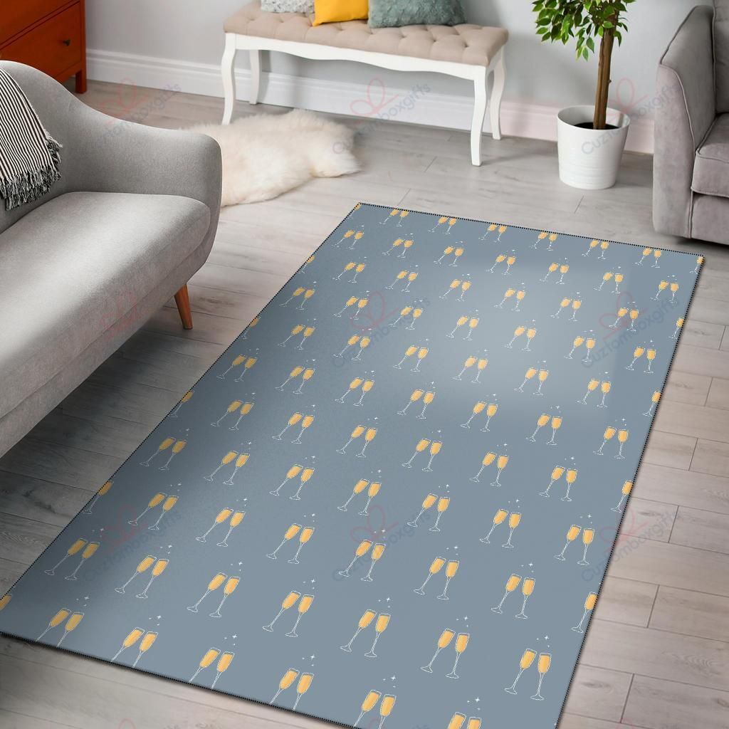 Champagne Pattern 3 Rug Sport Decor Gift Floor Decor Living Room Carpet Rug Area Rug - 11f584f89b2a Champagne Pattern 3 Rug Sport Decor Gift Floor Decor Living Room Carpet Rug Area Rug - 11f584f89b2a