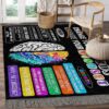 Change Your Word Change Your Mindset Brain Rug Sport Decor Gift Floor Decor Living Room Carpet Rug Area Rug - 0fe59d72c9ea