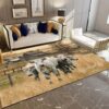 Charolais Cattles Farm Rug Sport Decor Gift Floor Decor Living Room Carpet Rug Area Rug - 9ce79483708e