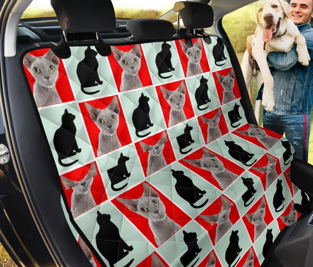 Checkerboard Devon Rex Cat Design Car Back Seat Cover Dog Car Seat Covers - 69f591d000e8 Checkerboard Devon Rex Cat Design Car Back Seat Cover Dog Car Seat Covers - 69f591d000e8