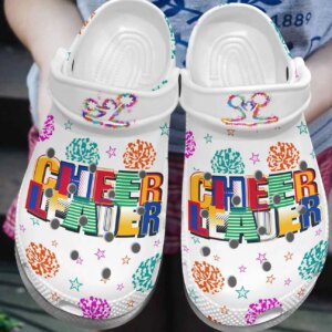 Cheer Leader Personalize Clog Custom Crocs Fashionstyle Comfortable For Women Men Kid Print 3D Cheer Girl