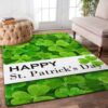 Cheerful Clovers St Patricks Day Rug Sport Decor Gift Floor Decor Living Room Carpet Rug Area Rug - 0bdcd6262fab