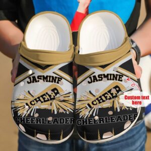 Cheerleader Cheer Sku 577 Crocs Crocband Clog Comfortable For Mens Womens Classic Clog Water Shoes