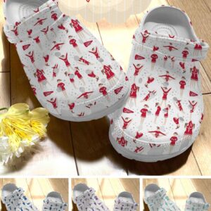 Cheerleader Crocs Clog Classic Clog Lovely Cheerleading Pattern Shoes
