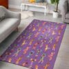 Cheerleader Pattern 2 Rug Sport Decor Gift Floor Decor Living Room Carpet Rug Area Rug - 5d926b4258eb