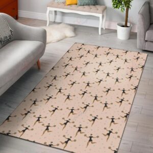 Cheerleader Pattern 3 Rug Sport Decor Gift Floor Decor Living Room Carpet Rug Area Rug - c3dcb1a13579
